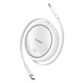 Miniatyrbillede 1 af 6: Kabel tilbagetrækkeligt optrækkeligt kabel USB-C 100W Free2Draw Mini 1m hvid
