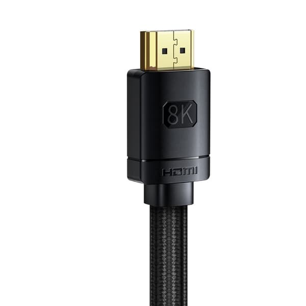 HDMI 2.1 8K 60 Hz eARC QMS Dynamic HDR VRR ALLM kabel 3m sort