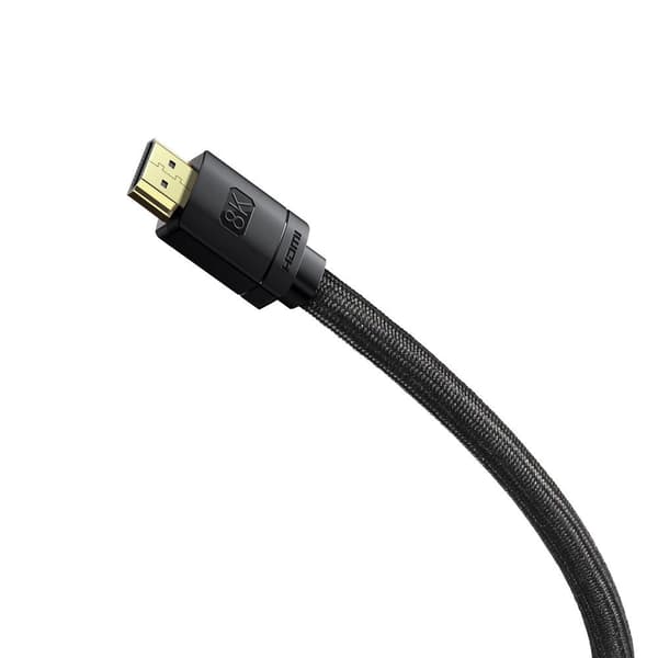 HDMI 2.1 8K 60 Hz eARC QMS Dynamic HDR VRR ALLM kabel 3m sort