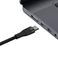 Miniatyrbillede 4 af 6: Kabel hurtigopladningskabel Flash Series 2in1 USB-C 2xUSB-C 100W 1,5m sort