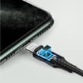 Miniatyrbillede 4 af 6: AUX lydkabel til iPhone MFI Lightning - 3,5 mm mini jack 1 m, grå