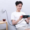 Miniatyrbillede 4 af 6: USB-C Strømforsyningskabel 100W Quick Charge FCP 5A 3m grå