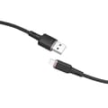 Pikkukuva 2 / 6: Kaapeli iPhone MFI USB:lle - Lightning 2.4A 1.2m musta