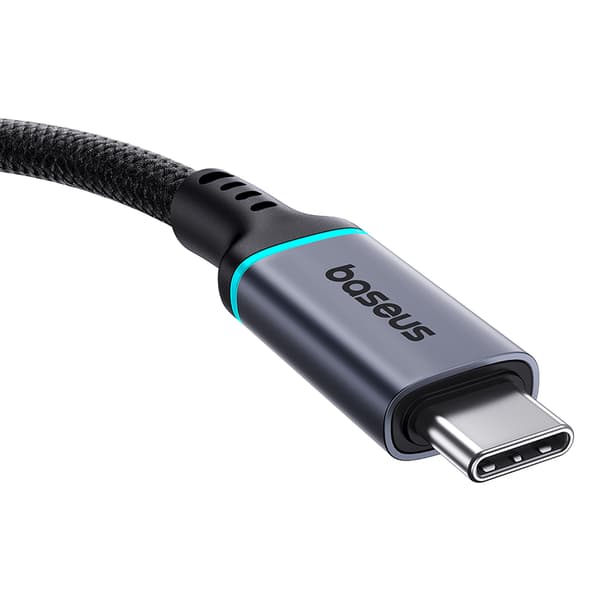 USB-C 10Gbps kabelförlängningskabel 0,5m svart