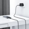 Miniatyrbillede 6 af 6: MFI kabel til iPhone USB-C - Lightning 30W 3A 1,8m sort