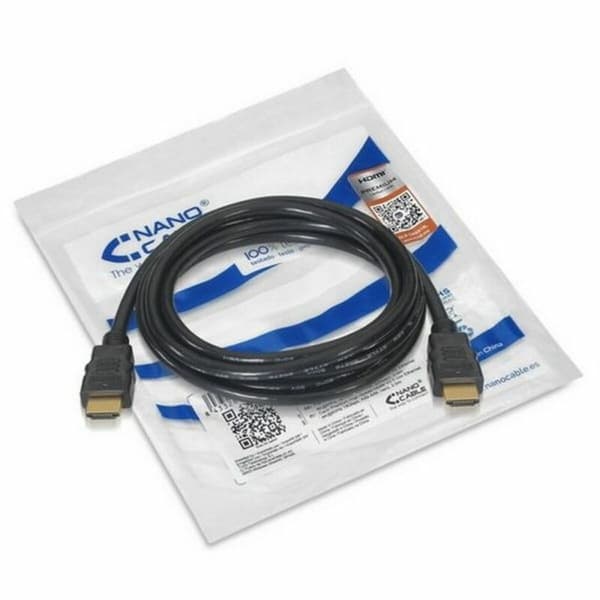 HDMI-Kabel NANOCABLE HDMI V2.0, 1.5m V2.0 4K 1,5 m Svart 1,5 m