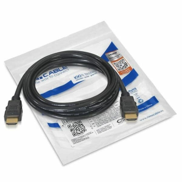 HDMI-Kabel NANOCABLE HDMI V2.0, 1.5m V2.0 4K 1,5 m Svart 1,5 m