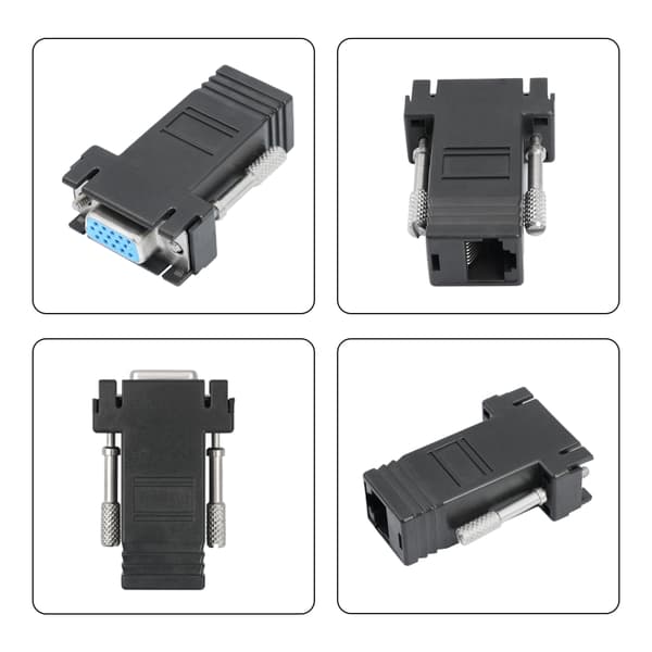 VGA-Adapter Vga till nätverkskontakt RJ45
