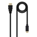 Miniatyrbillede 3 af 4: HDMI til mini HDMI kabel NANOCABLE 10.15.0902 1,8 m Sort 1,8 m