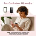 Miniatyrbild 2 av 6: Audio Jack-kabel, AGPTE, hane till USB, 3,5 mm, överförings- och laddningskabel för ljudenheter