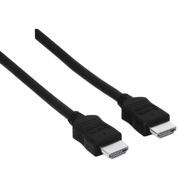 Höghastighets HDMI™-kabel - HAMA - 3m - Hankontakt - Hankontakt - Svart