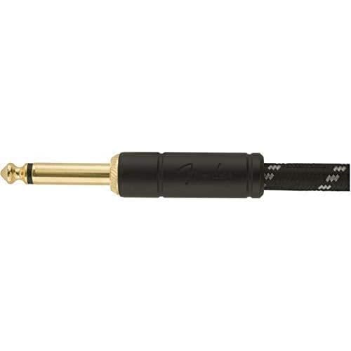 Kabel Instrument Fender Deluxe Series - 3m - Rätt/Rätt - Svart Tweed