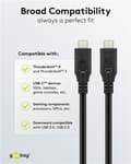 Miniatyrbild 5 av 10: USB-C™-kabel, USB 3.2, 60 W, 5 Gbit/s, Power Delivery, 2 m