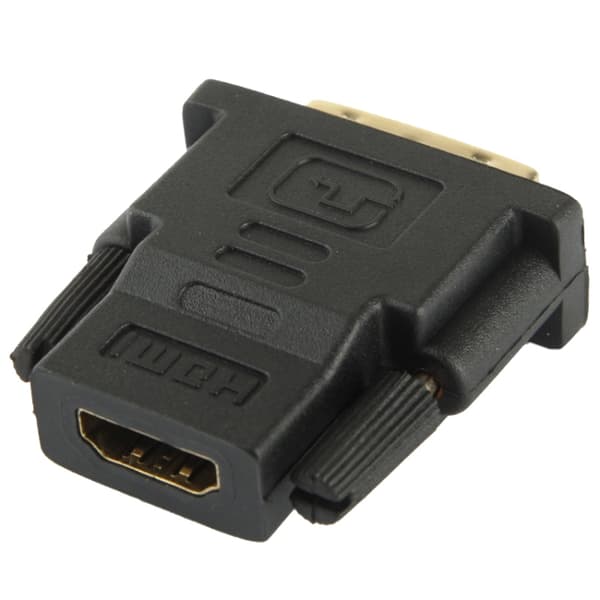 HDMI-adapter DVI-D han til HDMI hun til digital tilslutning
