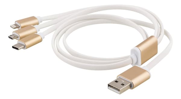 Adapter USB-A-Lightning/USB-C/USB-micro