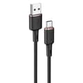 Miniatyrbillede 1 af 6: Kabel USB - USB-C 3A 1,2m sort