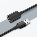 Miniatyrbild 4 av 6: Förlängningskabeladapter för USB 2.0-kabel, 5 m, svart