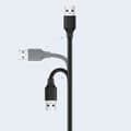 Miniatyrbild 2 av 6: Förlängningskabeladapter för USB 2.0-kabel, 5 m, svart