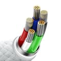 Miniatyrbillede 5 af 6: Kabel til hurtigopladning iPhone USB-C - Lightning 480Mb/s PD 20W 1m hvid