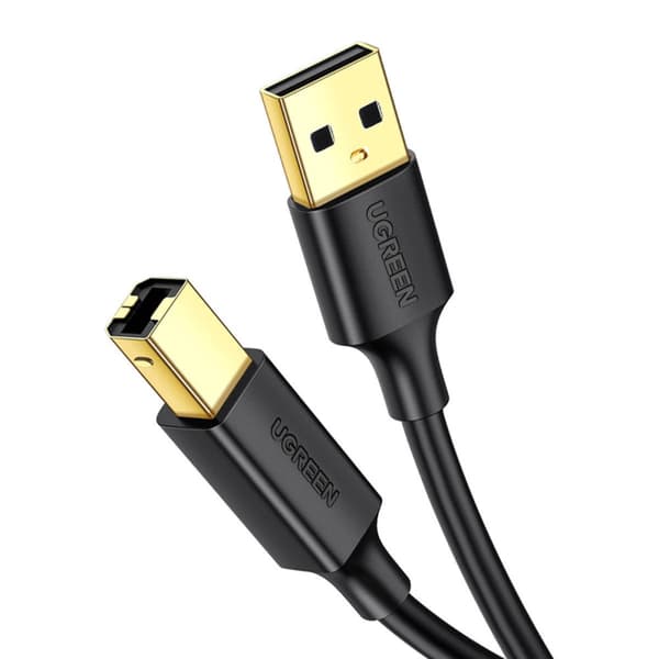 Lång kabel för skrivare USB-A - USB-B 480Mb/s 5m svart
