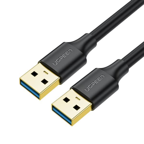 USB-A 3.0 5Gb/s kabel 0.5m svart