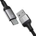 Miniatyrbillede 3 af 6: USB - USB-C kabel til hurtig opladning A10 Series 3A 1,2m sort