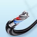Miniatyrbillede 2 af 6: USB - USB-C kabel til hurtig opladning A10 Series 3A 1,2m sort