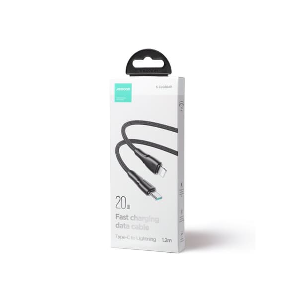iPhone Surpass Series USB-C - Lightning kabel 20W 1,2m sort