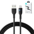 Miniatyrbillede 3 af 3: iPhone kabel med LED indikator USB - Lightning 2.4A 2m sort