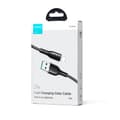 Miniatyrbillede 2 af 3: iPhone kabel med LED indikator USB - Lightning 2.4A 2m sort