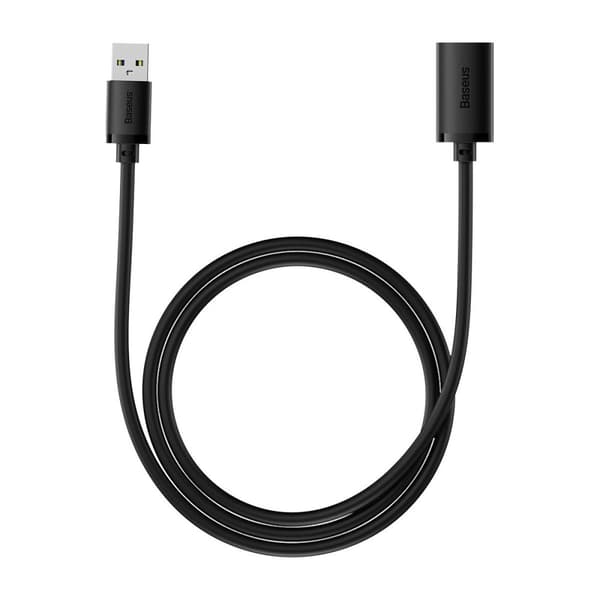 USB 2.0 förlängningskabel 1,5m svart