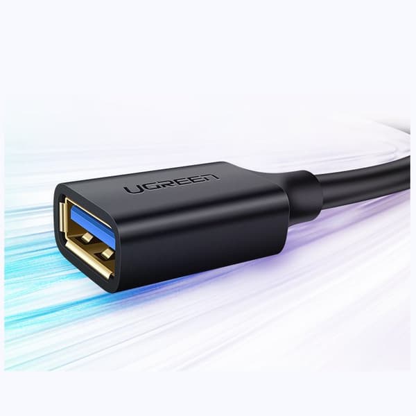 USB 3.0 jatkojohto 1m musta