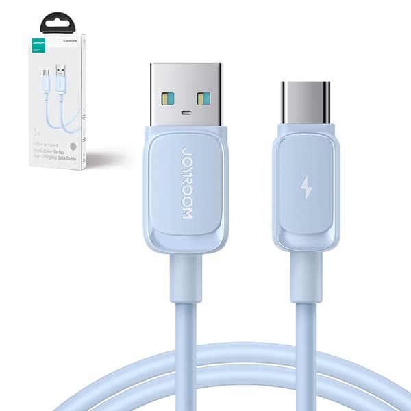 Kabel USB-A - USB-C 3A 1,2m blå