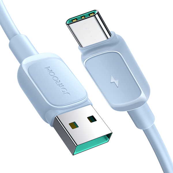 Kabel USB-A - USB-C 3A 1,2m blå