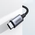 Pikkukuva 3 / 6: Stereoäänikaapeli AUX 3,5 mm minijakki - USB-C puhelimen tabletille 1m musta