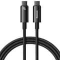 Miniatyrbillede 1 af 6: USB-C kabel 480Mb/s 240W Tungsten Guld 1m sort