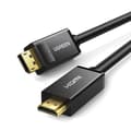 Miniatyrbild 1 av 6: DisplayPort - HDMI 4K HDR 3D-kabel, 3m, svart