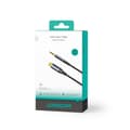 Miniatyrbillede 5 af 6: Stereolydkabel til telefon AUX 3,5 mm ministik - USB-C 1,2 m sort