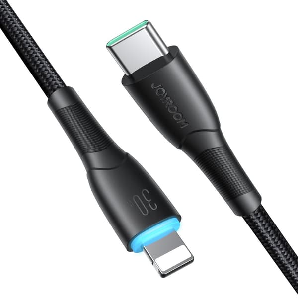Kabel för iPhone Starry Series USB-C - Lightning 30W 1m svart