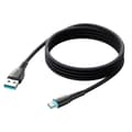 Pikkukuva 3 / 6: Starry Series USB-A - USB-C 3A kaapeli 1m musta