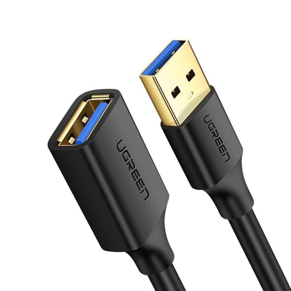 USB 3.0 jatkojohto, 3 m, musta