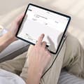 Miniatyrbillede 3 af 6: Vinklet USB-C strømforsyningskabel 60W 20V 3A 2m sort og grå