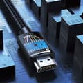 Pikkukuva 5 / 6: Punottu kaapeli HDMI 2.0 4K korkealaatuinen OFC 3m musta