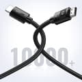 Pikkukuva 6 / 6: Punottu kaapeli HDMI 2.0 4K korkealaatuinen OFC 3m musta