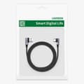 Miniatyrbild 5 av 6: Vinklad USB-C - USB 2.0-kabel 480Mb/s 3A 3m svart