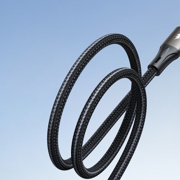 USB-C 100 W Light-Speed Series 1,2 m valkoinen kaapeli