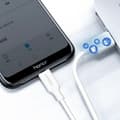 Miniatyrbild 6 av 6: PVC-kabel USB0-A - microUSB 480 Mb/s 1,5m vit