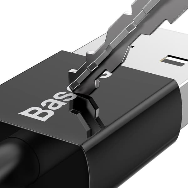 Överlägsen kabel USB microUSB-kabel för snabbladdning 2A 1m svart
