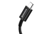 Miniatyrbild 2 av 6: Överlägsen kabel USB microUSB-kabel för snabbladdning 2A 1m svart