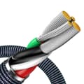 Miniatyrbillede 4 af 6: Kabel til hurtig opladning og dataoverførsel USB Iphone Lightning 2,4A 1,2m sort